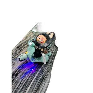 US Seller- Popmart Labubu battery Motorbike scooter lights and sounds (NO DOLL)